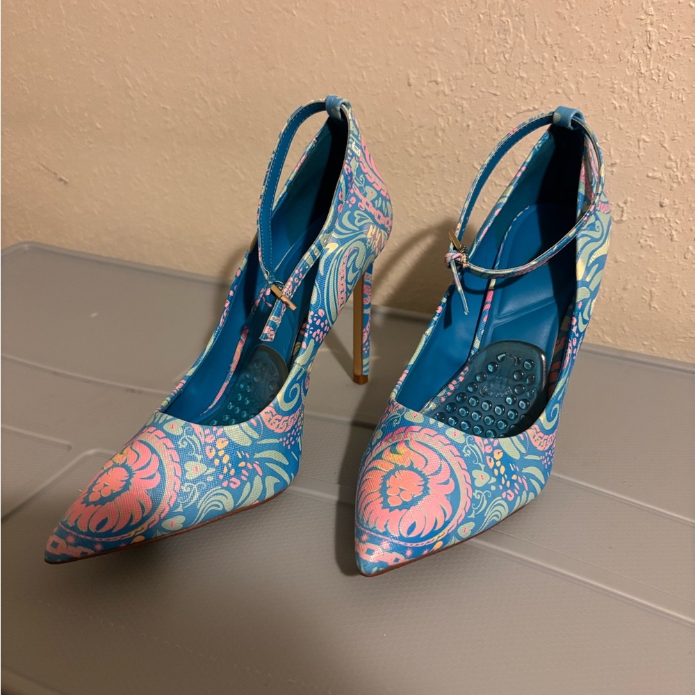 Aldo Multicolor Patterned Heels - image 3
